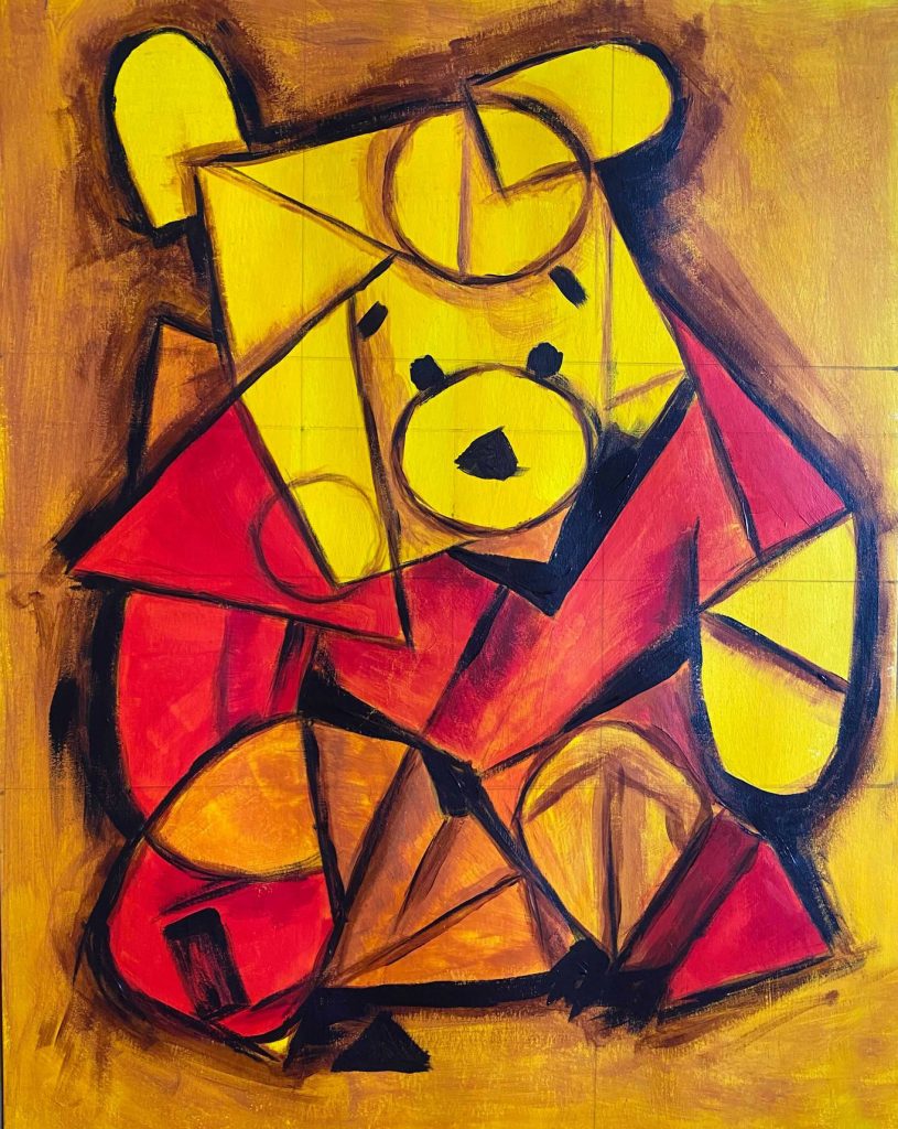cubist pooh bear